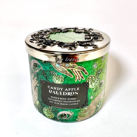 CANDY APPLE CAULDRON 3-Wick Candle - Picture 1 of 5